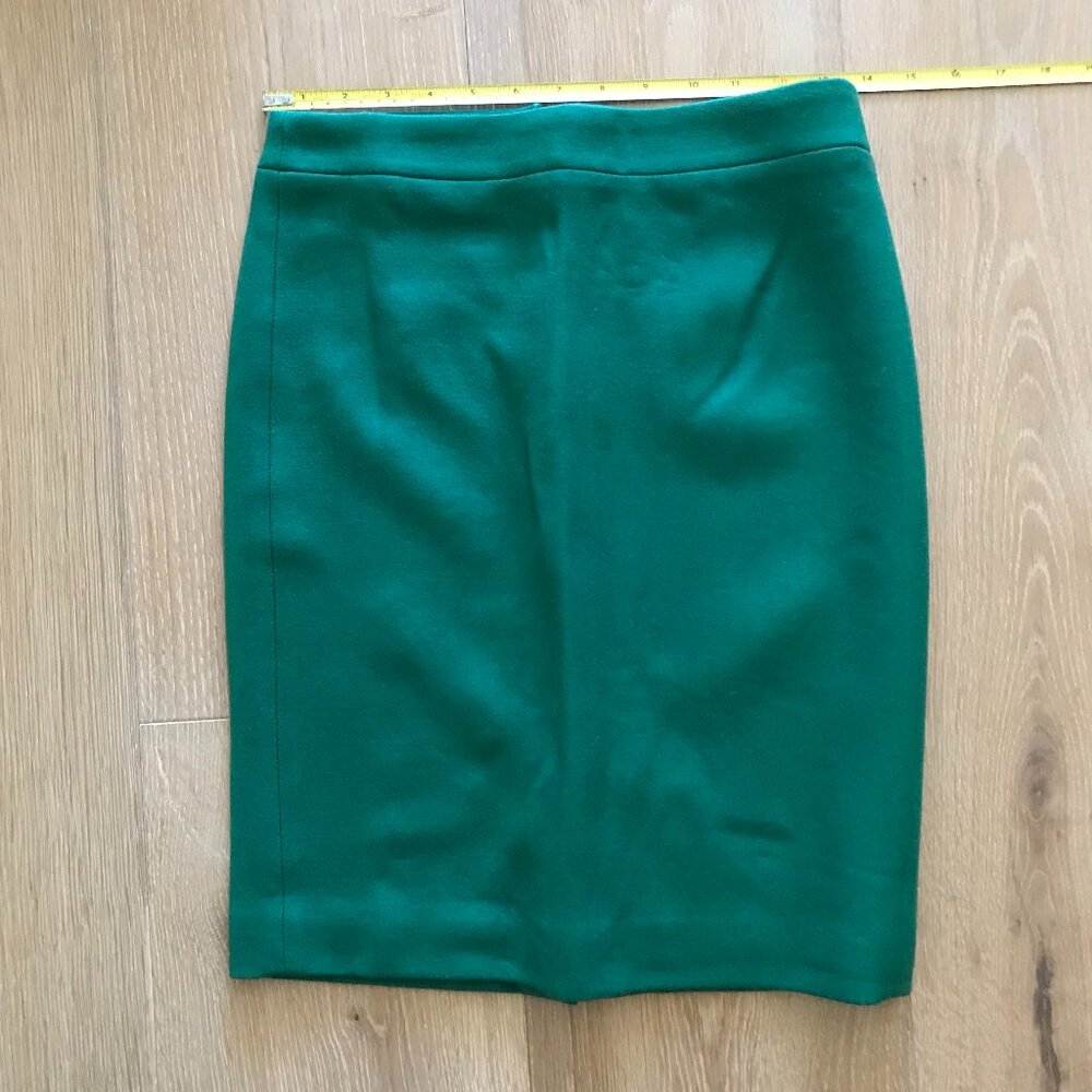 J. Crew pencil skirt in double-serge wool